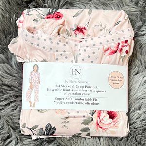 Flora Nikrooz Women's Pyjama Set | 2 Piece | Pink | Floral | Various Sizes